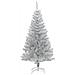 Albero di Natale Artificiale con Supporto Argento 150 cm PET - Foto miniatura 3