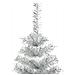 Albero di Natale Artificiale con Supporto Argento 150 cm PET - Foto miniatura 5