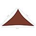 Parasole a Vela in Tessuto Oxford Triangolare 5x5x6m Terracotta - Foto miniatura 6