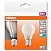Scatola Da 2 Lampadine Led Standard In Vetro Smerigliato - 7w Equivalenti 60w E27 - Bianco Freddo - Foto miniatura 1
