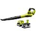 Soffiatore 18v Oneplus - 1 Batteria Lithiumplus 4.0ah - 1 Caricabatteria Rapido 2.0ah Rbl1820s40f - Foto miniatura 1