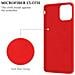 Custodia Compatibile Con Apple Iphone 13 Mini In Liquid Rosso - Coperchio Protettivo In Silicone Tpu Flessibile Con Anello - Foto miniatura 5
