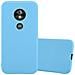 Custodia Compatibile Con Motorola Moto E5 Play In Candy Blu - Coperchio Protettivo In Silicone Tpu Flessibile - Foto miniatura 1