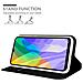 Custodia Compatibile Con Huawei Y6p In Classy Nero - Coperchio Protettiva Con Chiusura Magnetica, Funzione Stand E Tasca Per Le Carte - Foto miniatura 3