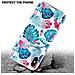 Custodia Compatibile Con Apple Iphone X / Xs Con Foglie Di Tartaruga - Coperchio Protettivo In Silicone Tpu Con Motivo Floreale - Foto miniatura 4