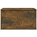 Cassapanca Rovere Fumo 84x42x46 Cm In Legno Ingegnerizzato - Foto miniatura 7
