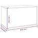 Cassapanca Rovere Fumo 84x42x46 Cm In Legno Ingegnerizzato - Foto miniatura 9
