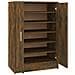 Scarpiera Rovere Fumo 60x35x92 Cm In Legno Multistrato - Foto miniatura 2