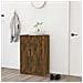 Scarpiera Rovere Fumo 60x35x92 Cm In Legno Multistrato - Foto miniatura 3