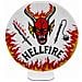 Stranger Things Lampada Hellfire Club Logo 20 cm - Foto miniatura 1