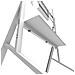 Trolley Multimediale FL50-525WH1 MOVE Go Supporto da Pavimento per Schermi 55"-86" Poortata Massima 76 Kg - Bianco - Foto miniatura 5
