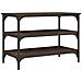 Panca Portascarpe Rovere Marrone 70x38,5x49cm Legno Multistrato - Foto miniatura 2