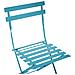 Set Bistrot Pieghevole Fiori Metallo Blu Oltremare - Foto miniatura 8