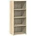 Credenza Rovere Sonoma 50x41x124 Cm In Legno Multistrato - Foto miniatura 2