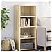 Credenza Rovere Sonoma 50x41x124 Cm In Legno Multistrato - Foto miniatura 1