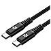 Cavo Di Ricarica Power Delivery Usb-c Maschio /maschio 100 W 2 Mt Nero - Foto miniatura 1