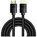 CAKGQL01 cavo HDMI 3 m HDMI tipo A (Standard) Nero, Argento - Foto miniatura 1