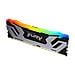 FURY 24GB 8400MT /s DDR5 CL40 CUDIMM Renegade RGB Silver XMP - Foto miniatura 10