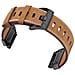 Cinturino In Vera Pelle Per Garmin Fenix 8/7x/7/6/5/965 Brown 26 Mm - Foto miniatura 2
