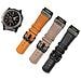 Cinturino In Vera Pelle Per Garmin Fenix 8/7x/7/6/5/965 Brown 26 Mm - Foto miniatura 7