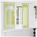 Tende In Voile Con Linguetta 2 Pz Verde Mela - Foto miniatura 2