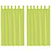 Tende In Voile Con Linguetta 2 Pz Verde Mela - Foto miniatura 1
