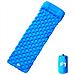 Materasso da Campeggio Gonfiabile con Cuscino 1 Persona Blu - Foto miniatura 1