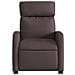 Poltrona Massaggiante Reclinabile Marrone Scuro in Tessuto - Foto miniatura 7