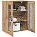 Armadio a Muro con Porte in Vetro Rovere Artigianale 69.5x34x90 cm - Foto miniatura 3