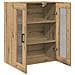 Armadio a Muro con Porte in Vetro Rovere Artigianale 69.5x34x90 cm - Foto miniatura 5