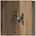 Armadio a Muro con Porte in Vetro Rovere Artigianale 69.5x34x90 cm - Foto miniatura 9