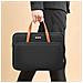 Borsa Nera Per Laptop 13.3/13.6 Pollici - Poliestere, Antigraffio E Resistente All'acqua - Foto miniatura 3