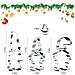Set Di Formine Natalizie Per Biscotti 3 Pezzi Acciaio Inossidabile 13,5cm - Foto miniatura 4