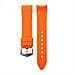 Cinturino Universale In Silicone Per Smartwatch Con Estremità Curva, Compatibile Con Samsung, Huawei, Xiaomi Orange 22 Mm - Foto miniatura 5
