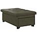 Divano Letto Verde militare 67 x 194 x 38 cm - Foto miniatura 4