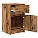 Armadio da Letto LED con cassetto Legno vecchio 38 x 34 x 61 cm - Foto miniatura 5