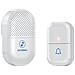 Campanello Wireless Digitale Intelligente Bianco - Spina Eu (1 Trasmettitore, 1 Ricevitore) - Foto miniatura 1