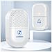 Campanello Wireless Digitale Intelligente Bianco - Spina Eu (1 Trasmettitore, 1 Ricevitore) - Foto miniatura 3