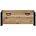 Bauli Portaoggetti 80 x 30 x 30 cm Legno massello di mango - Foto miniatura 5