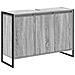 Mobile da Bagno Grigio Sonoma 90 x 30 x 60 cm Legno multistrato - Foto miniatura 1