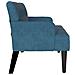 Panca Chesterfield Blu 112 x 65.5 x 75 cm Velluto - Foto miniatura 5