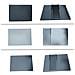 Scolapiatti In Silicone Pieghevole: Tappetino Asciugapiatti E Scolapiatti Salvaspazio Black - Foto miniatura 3
