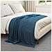 Coperta Blu navy 170 x 130 cm Panno - Foto miniatura 3