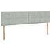Letto con Contenitore con materasso Grigio chiaro 90 x 200 cm - Foto miniatura 9