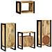 Set di mobili per il bagno 4 pcs Legno di mango massello - Foto miniatura 9