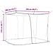 Zanzariera per letto 156 maglia 3 pcs Nero Poliestere - Foto miniatura 8
