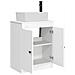 Mobile da bagno con lavabo Bianco 54 x 35 x 83 cm - Foto miniatura 3