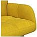 Sofa a Due Posti Giallo 115 x 61 x 87 cm Velluto - Foto miniatura 7