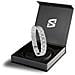 Bracciale Da Uomo Premium ""power"" In Acciaio Chirurgico 316l, Argento, 17 Cm - Foto miniatura 6