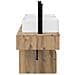 Set di Armadi da Bagno 3 pz Rovere Artigianale 53 x 35 x 39 cm - Foto miniatura 7